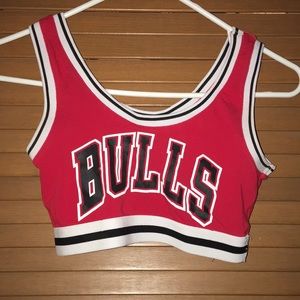 Red Bull’s crop top.